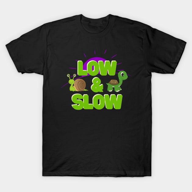 Low & Slow T-Shirt by Kenny The Bartender's Tee Emporium